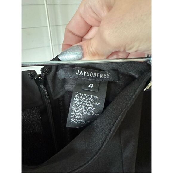 Jay Gregory high waist wide leg trousers with slits size 4 - Picture 4 of 5